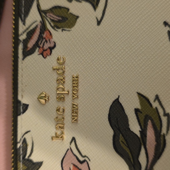 Kate Spade Floral Wristlet - Cream and Pink - Picture 2 of 5